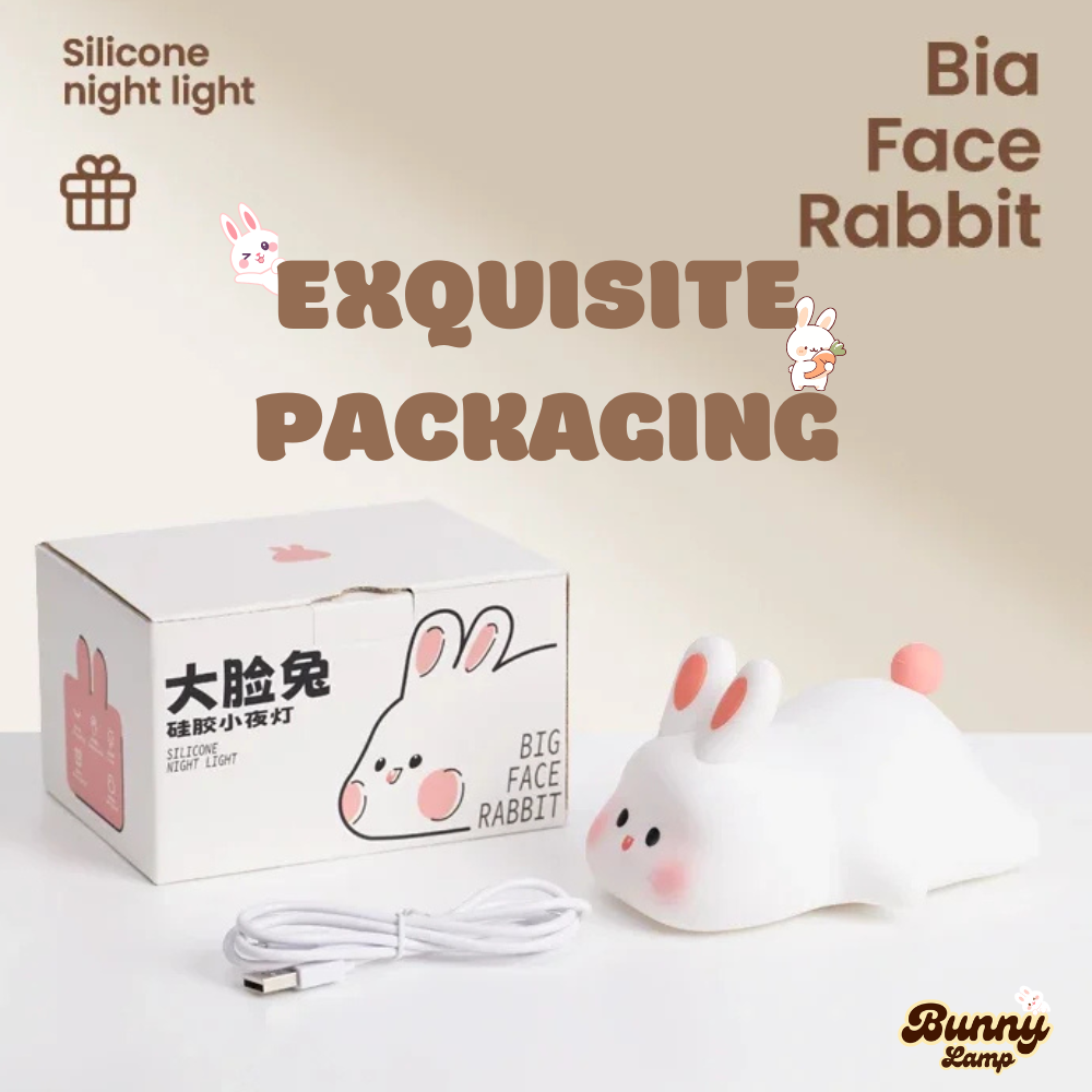 Cute Rabbit Touch Lamp – Soft Light for Cozy Nights